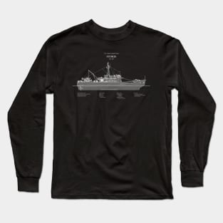 Storis wmec-38 United States Coast Guard Cutter - ABDpng Long Sleeve T-Shirt